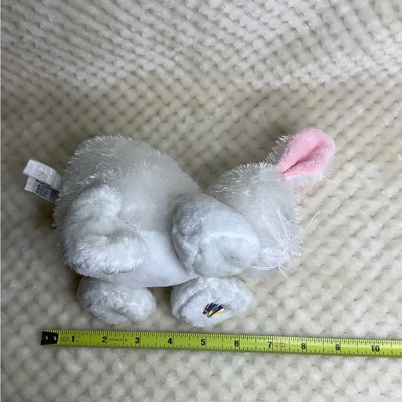 GANZ Webkinz White Plush Bunny Rabbit HM078 Stuffed Animal Toy No Code - Picture 16 of 16